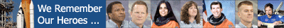 Rick D. Husband, William C. McCool, Michael P. Anderson, David M. Brown, Kalpana Chawla, Laurel Clark, Ilan Ramon