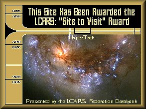 LCARS: Federation Databank's 'Site to Visit' award