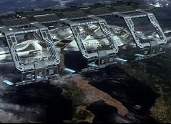 L'Enterprise in orbita sull'Italia