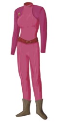 Uniforme di servizio di Kira utilizzata nelle prime stagioni di Deep Space Nine